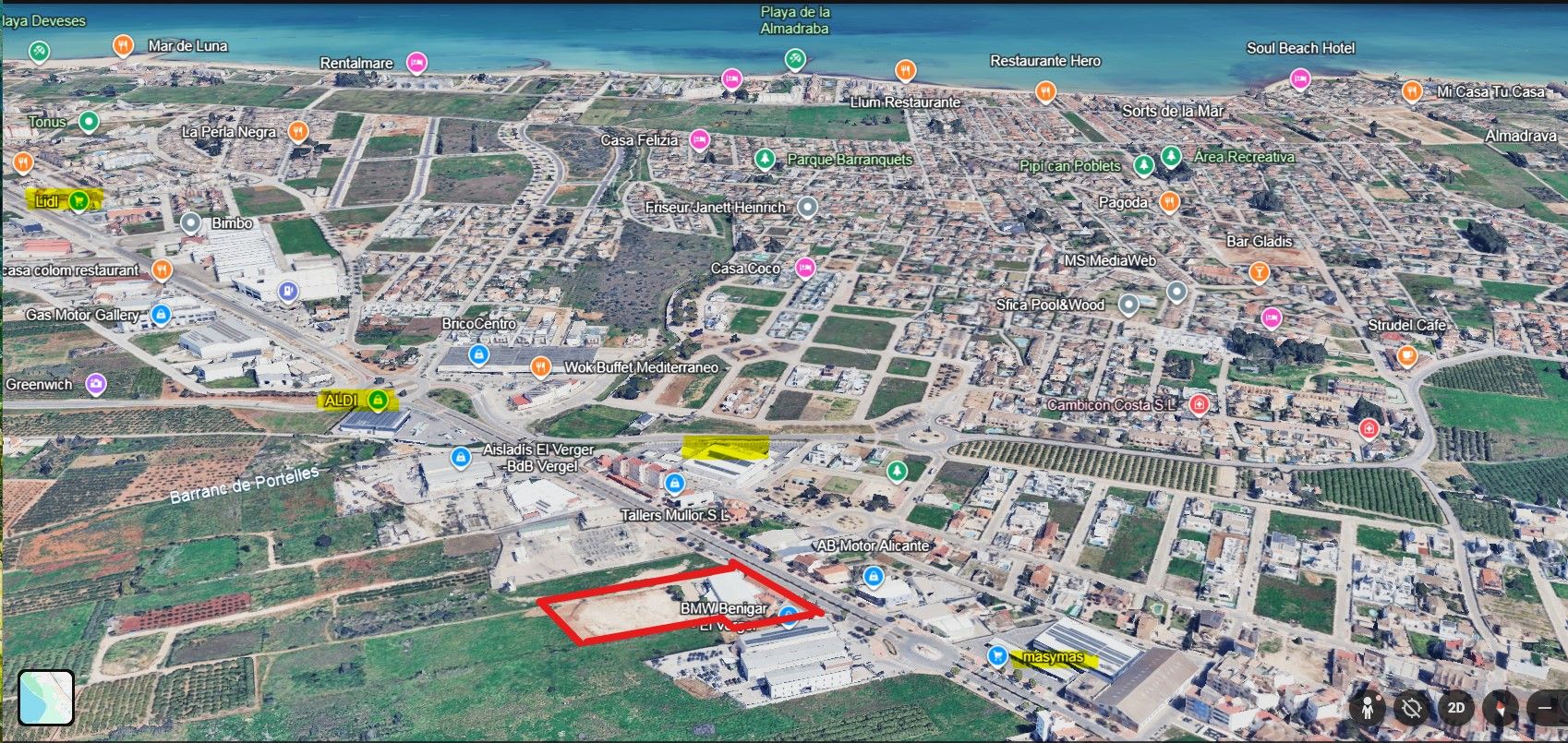 Nave comercial en venta en El Verger