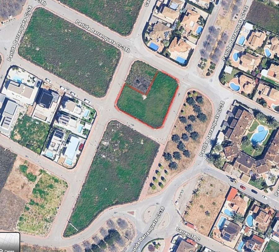 Parcela urbana de 1.000 m² en Els Poblets – Posibilidad de 3 viviendas