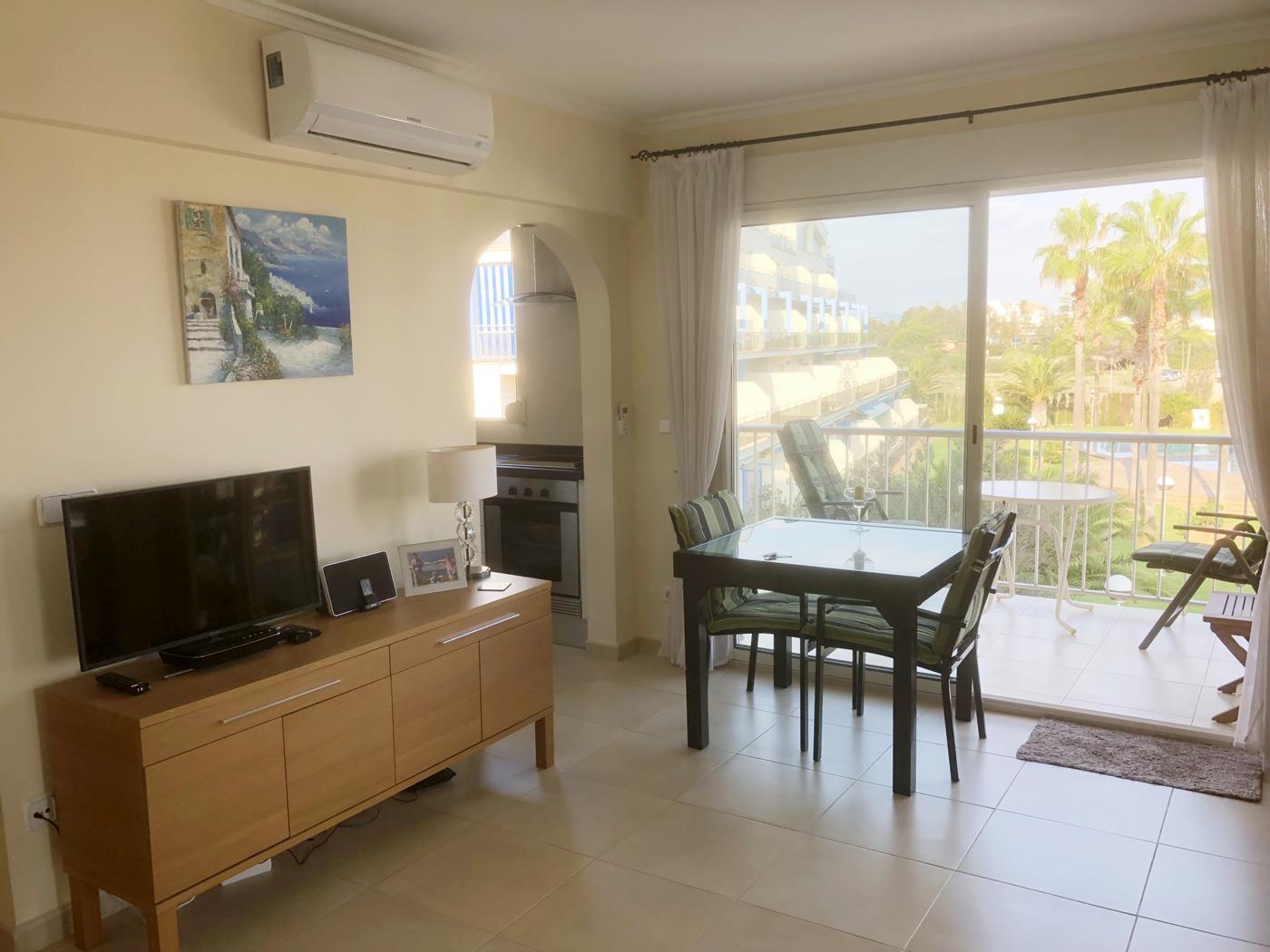 Apartment mit Meerblick in Denia Strand erster Linie